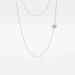 PACE - שרשרת כפולה לוגו לוטוס