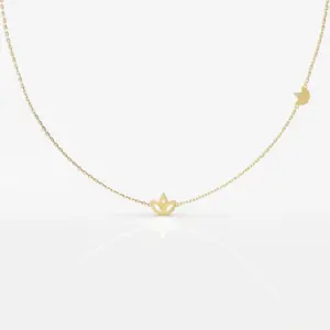 LOTUS - שרשרת לוגו לוטוסים