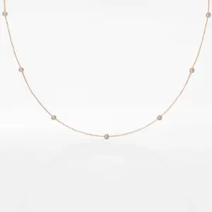 PREZIOSO - שרשרת יהלומים הפסקות שרשרת