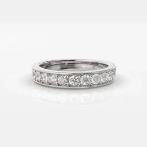 ECO - טבעת שורה שוליים בצדדים 11 רבנים של 2.4 ממ